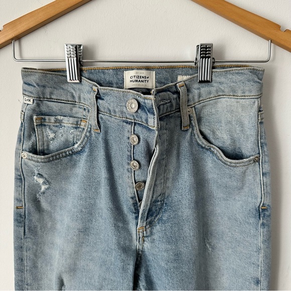 Sz 24 Aritzia CITIZENS OF HUMANITY Rocket Crop High Rise Skinny Jeans - Picture 2 of 11